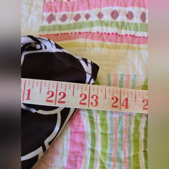 Elegant Brown and White Sleeveless Dress, Ptp 18'' to 23'' - Picture 7 of 8